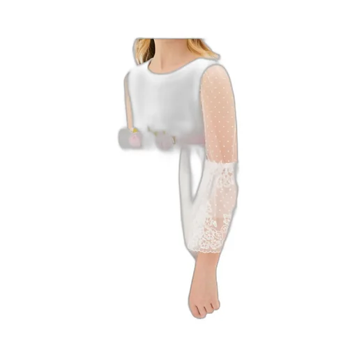 Floral-Embroidery Dress