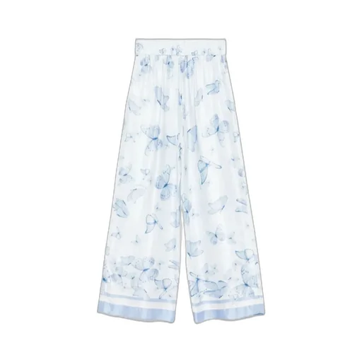 Butterfly-Print Trousers
