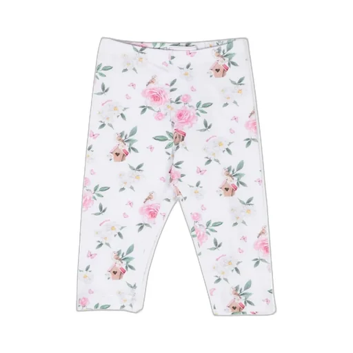 Floral-Print Jersey Leggings