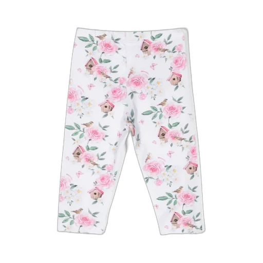 Floral-Print Jersey Leggings
