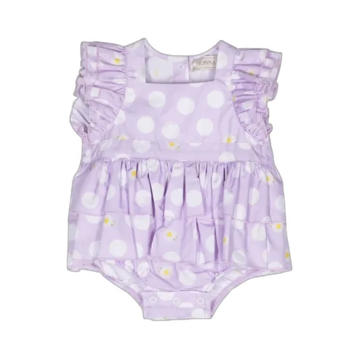 Polka Dot Print Cotton Dress