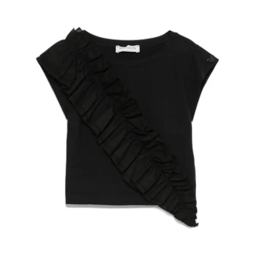 Ruffled-Trim T-Shirt