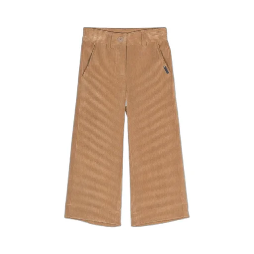 Corduroy Straight-Leg Trousers