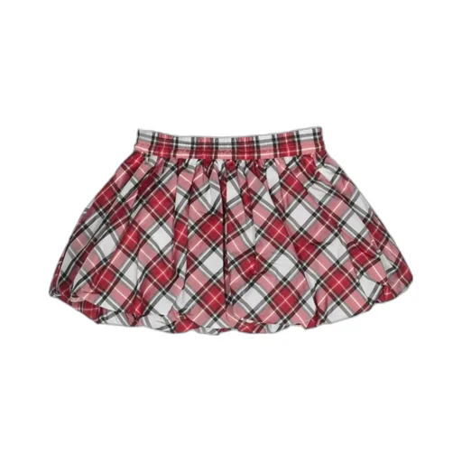 Tartan Taffeta Skirt