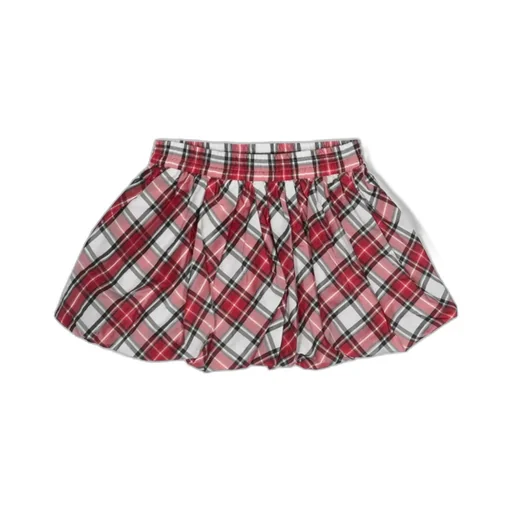 Tartan Taffeta Skirt
