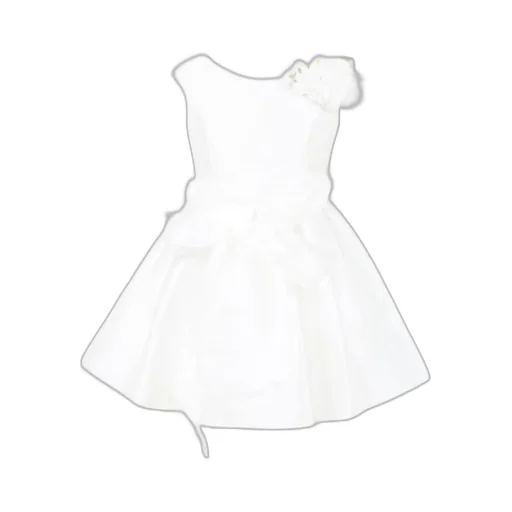 Floral-Appliqué Dress