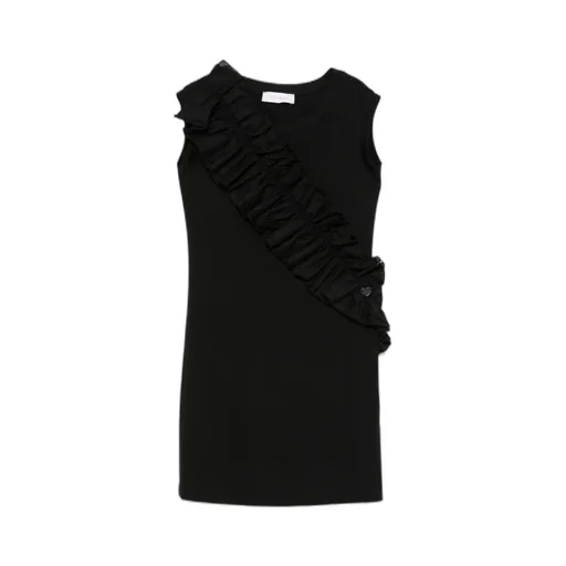 Ruffled-Trim Dress