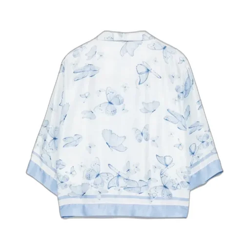 Butterfly-Print Shirt