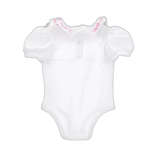 Ruffle-Collar Stretch-Cotton Body