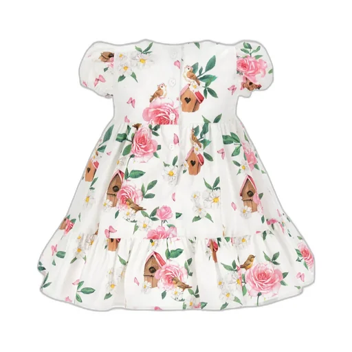 Garden Printed Poplin Dress