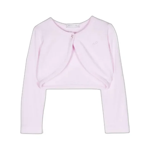Round-Neck Cropped Cardigan