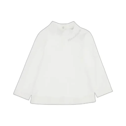 Logo Long-Sleeved High-Collar T-Shirt