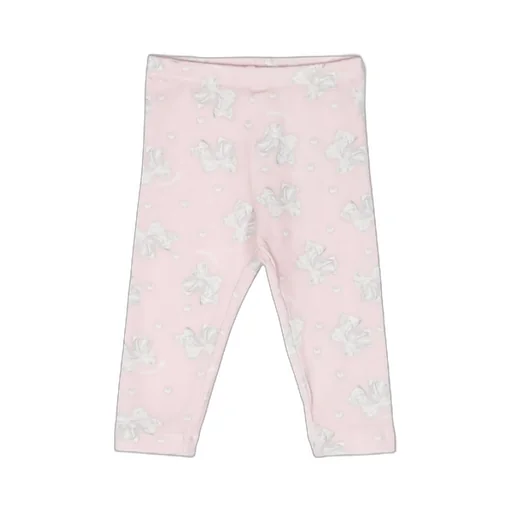 Bow-Print Cotton Leggings
