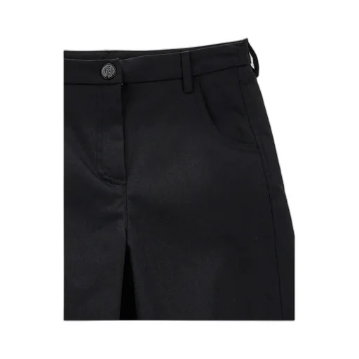 Cotton-Blend Straight-Leg Trousers