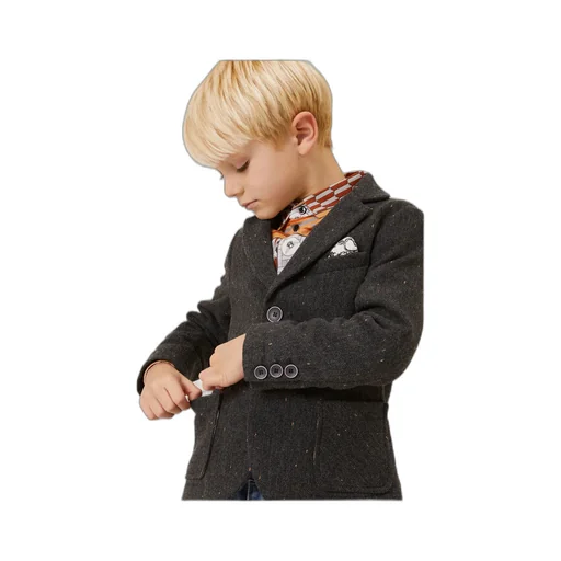 Single-Breasted Notched Blazer
