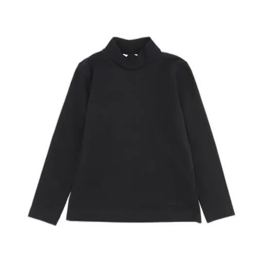 Logo High-Neck Long-Sleeved T-Shirt