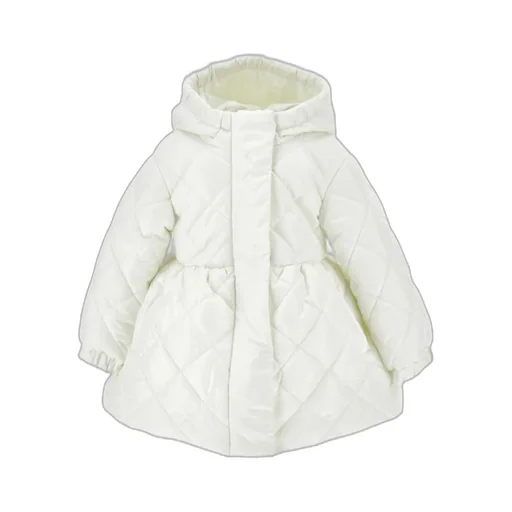 Logo-Patch Hooded Padded Jacket