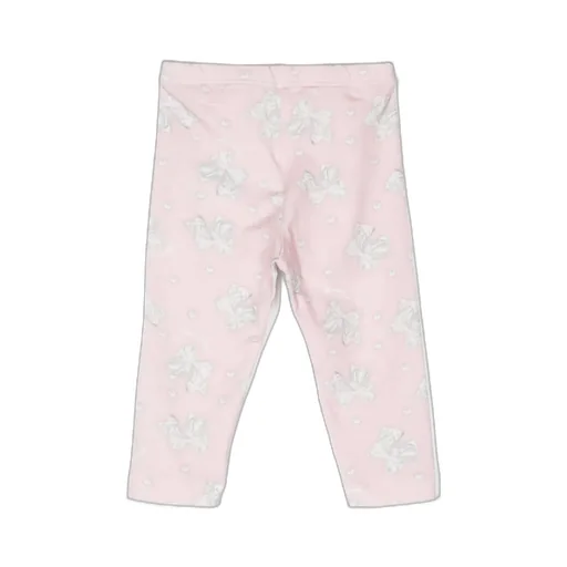 Bow-Print Cotton Leggings