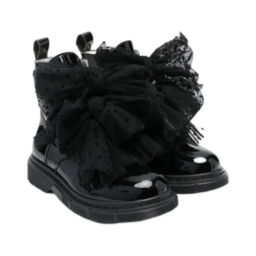 Ruffle-Detail Ankle Boots