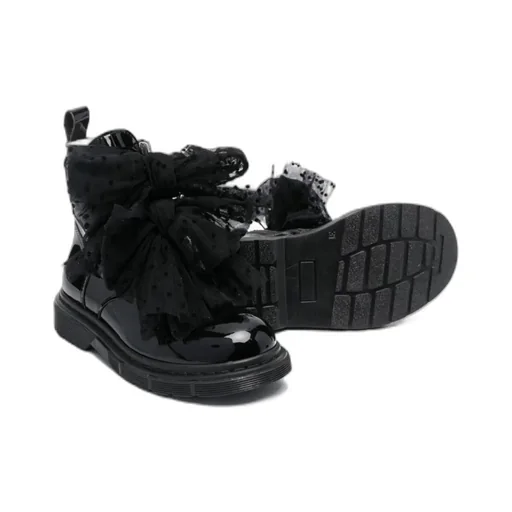 Ruffle-Detail Ankle Boots