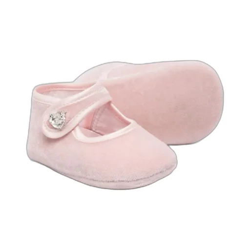 Heart Buckle-Fastening Ballerinas