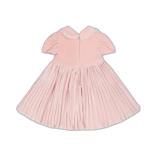 Short-Sleeved Flared Dress