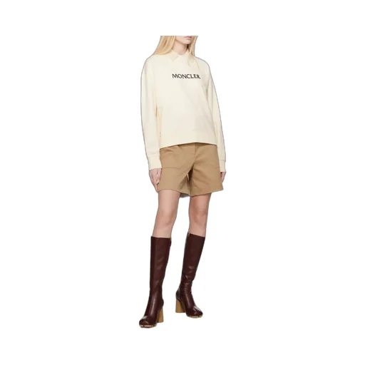Logo Embroidered Drawstring Hoodie