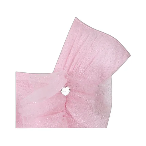 Ruffled Glitter-Detail Dress