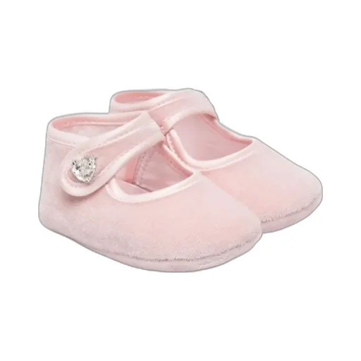 Heart Buckle-Fastening Ballerinas