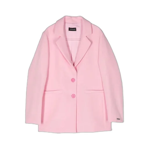 Masculine-Style Single-Breasted Tailored Jacket