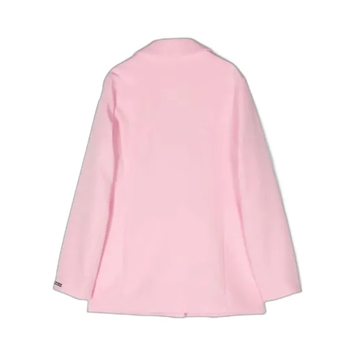 Masculine-Style Single-Breasted Tailored Jacket