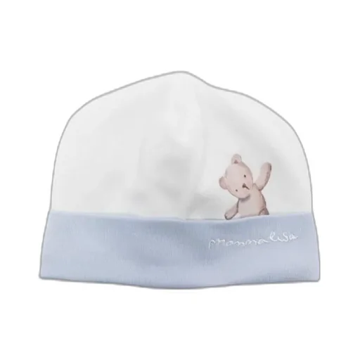 Teddy Bear Print Cotton Hat