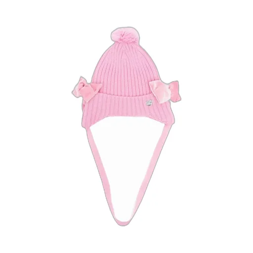 Bow-Detail Ribbed-Knit Hat