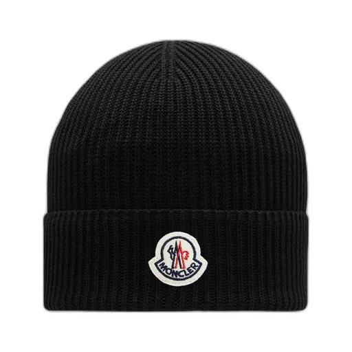 Logo Patch Knitted Beanie
