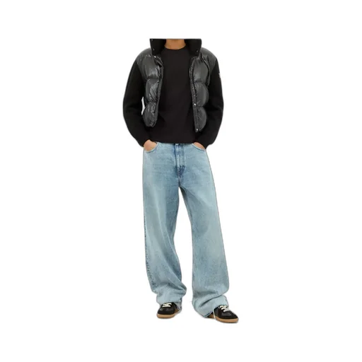 Cotton Pleated Sleeve T-Shirt