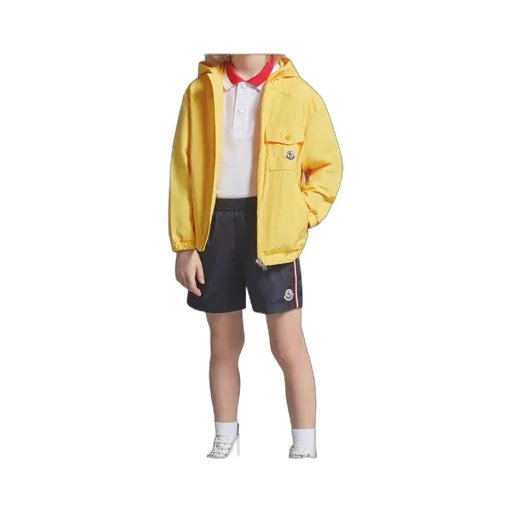 Tricolour-Trimmed Swim Shorts