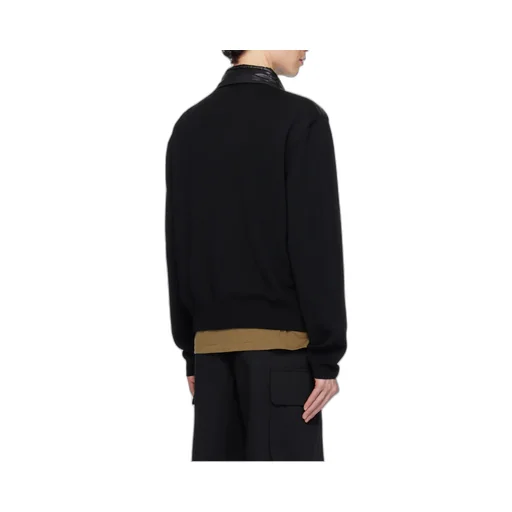 Logo Patch Down Cardigan