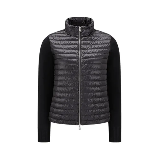Padded Contrasting Zip-Up Jacket