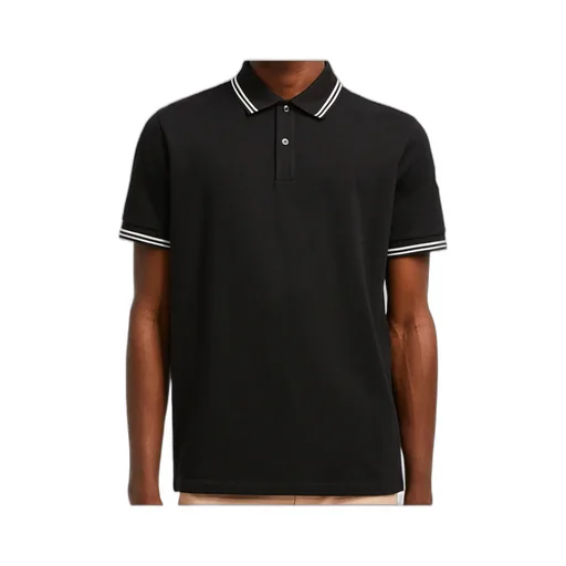 Logo Patch Short Sleeved Polo Shirt