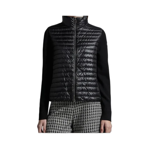 Padded Contrasting Zip-Up Jacket