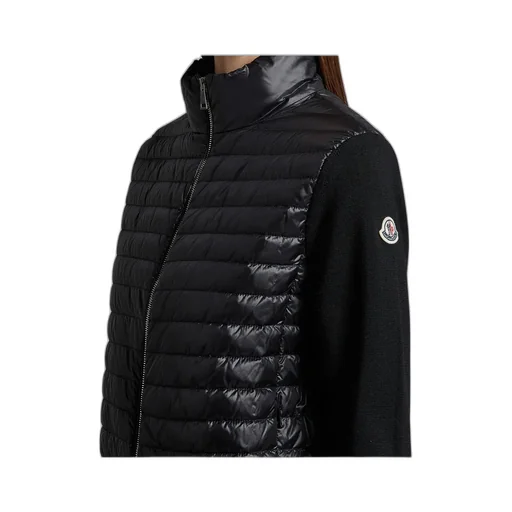 Padded Contrasting Zip-Up Jacket