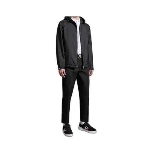Etiache Zip-Up Hooded Rain Jacket