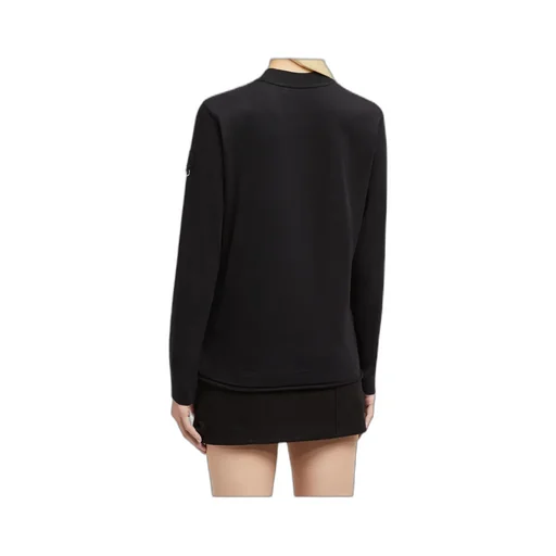 Long Sleeve Eyelet Cotton T-Shirt