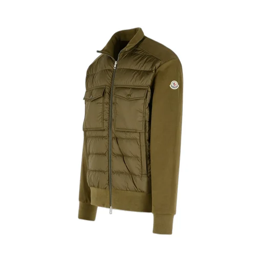Padded Zip-Up Sweatshirt