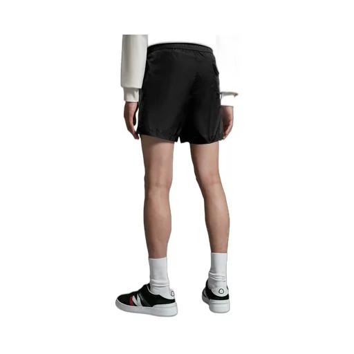Tricolour-Trimmed Swim Shorts