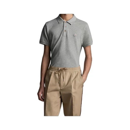 Logo Patch Cotton Polo Shirt