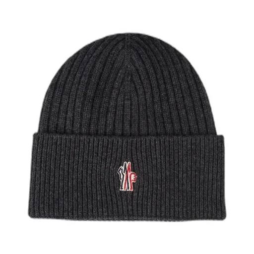 Grenoble Logo Patch Knit Beanie