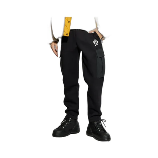 Logo Patch Cargo Sweatpants