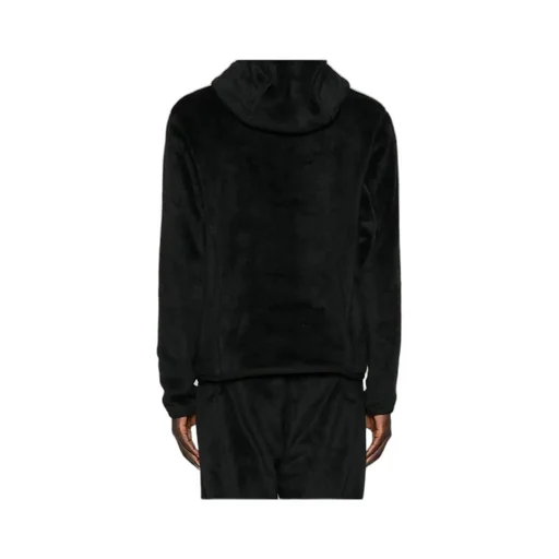 Logo Patch Fleece Hoodie