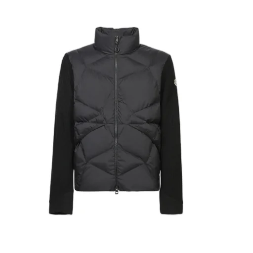 Panelled Padded Cardigan